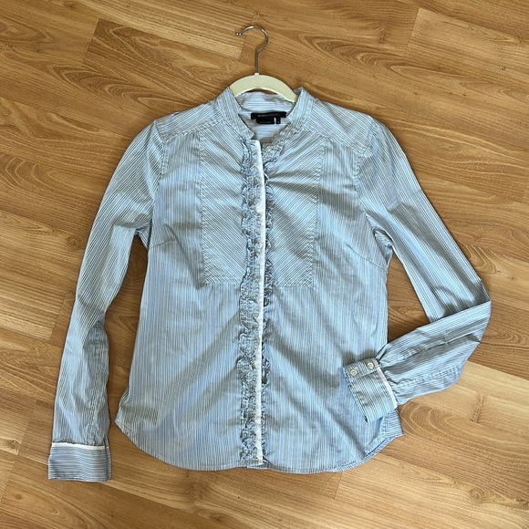 Vintage BCBGMAXAZRIA Button Down Shirt - Picture 5 of 16